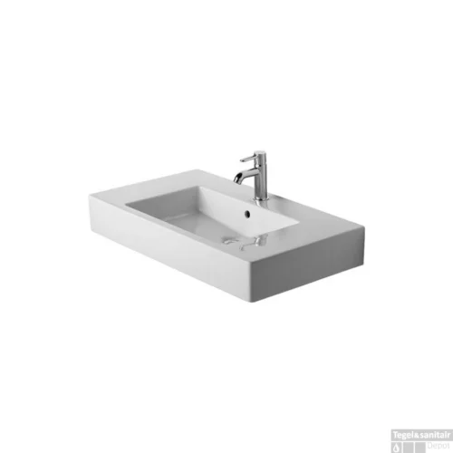 Duravit Vero Meubelwastafel 85x49x17 Cm Keramiek Glanzend Wit