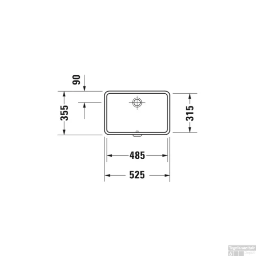 Duravit Vero Onderbouw Wastafel 48.5x31.5x16 Cm Keramiek Glanzend Wit -Badkamer Winkel duravit vero onderbouw wastafel 48.5x31.5x16 cm keramiek glanzend wit tech