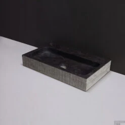 Forzalaqua Gotenburg Hardsteen Gezoet 50x30x8 Cm Met Kraangat