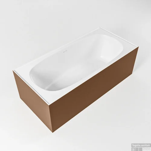 FREEZE Vrijstaand Bad 180x85cm Kleur Rust / Talc