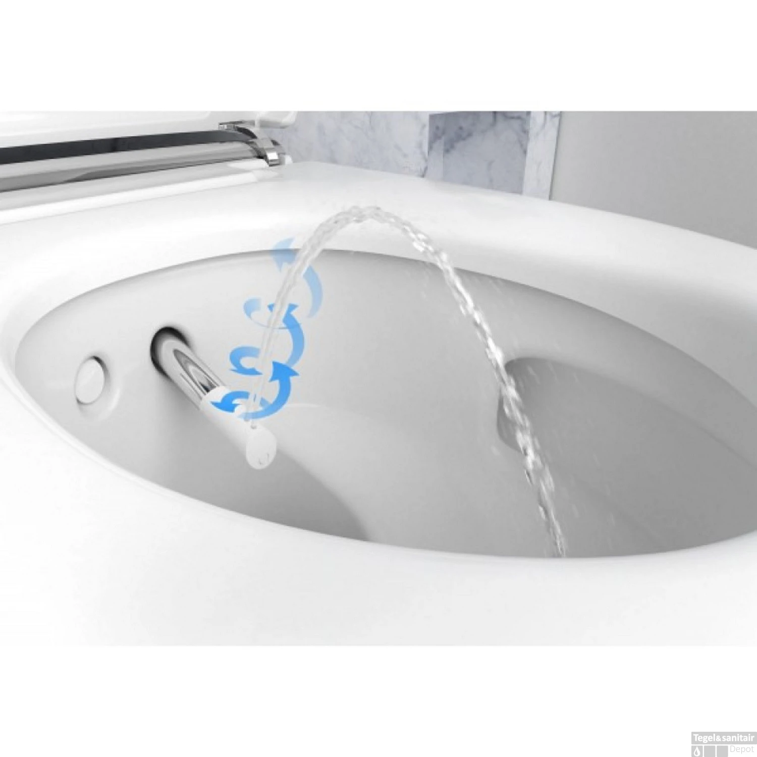Douchewc Geberit Aquaclean Mera Comfort Met Geurafzuiging Warme Luchtdroging En Ladydouche Met Softclose En Deksel Chroom 5 Douchewc Geberit Aquaclean Mera Comfort Met Geurafzuiging Warme Luchtdroging En Ladydouche Met Softclose En Deksel Chroom - Afbeelding 5