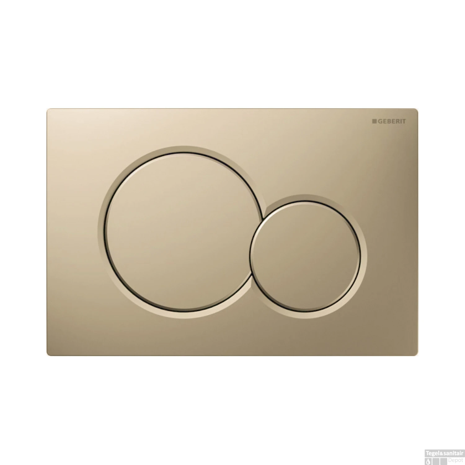 Geberit UP320 Toiletset Compleet | Inbouwreservoir | Wandcloset Salenzi Civita Mat Taupe | Drukplaat - Afbeelding 2