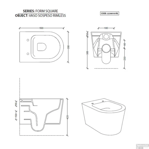Geberit UP320 Toiletset Compleet | Inbouwreservoir | Wandcloset Salenzi Civita Mat Taupe | Drukplaat -Badkamer Winkel geberit up320 toiletset wandcloset salenzi civita mat beige met sigma 01 drukplaat 9