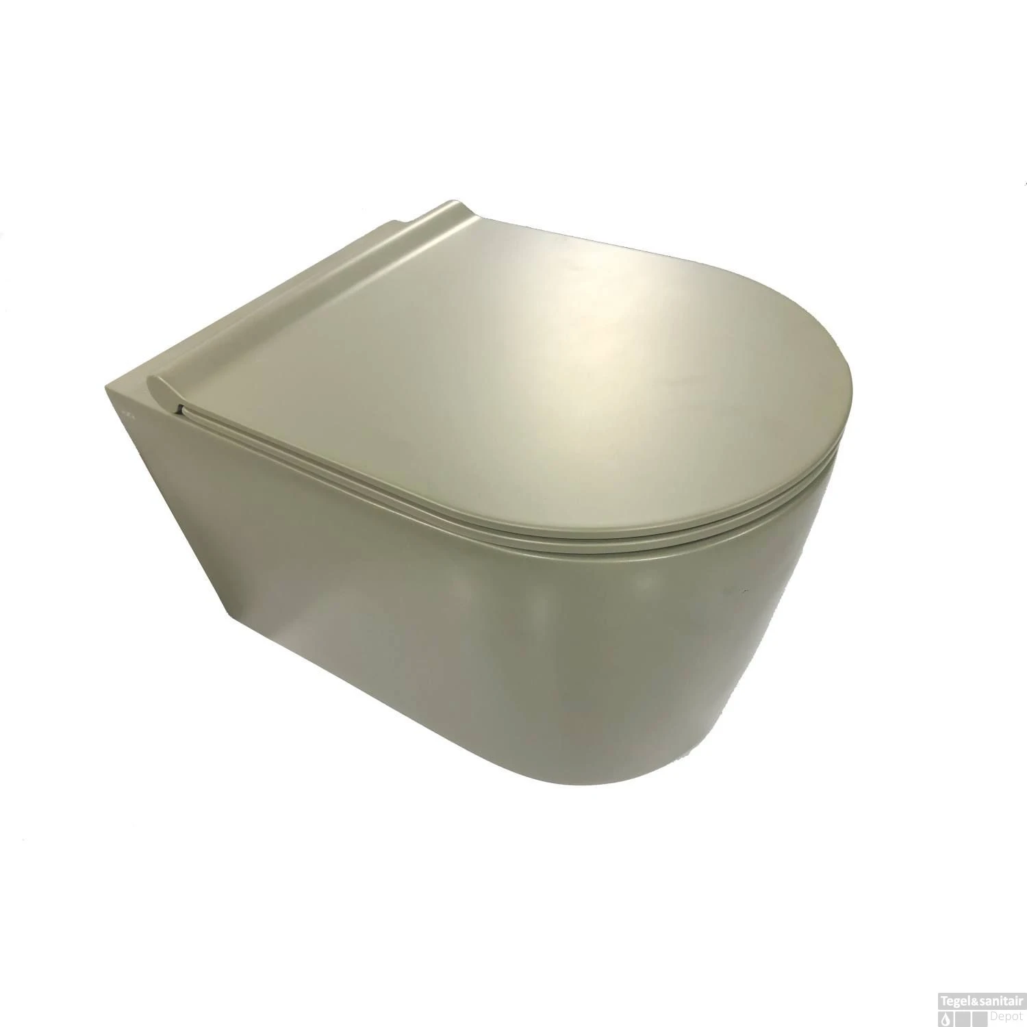 Geberit UP320 Toiletset Wandcloset Salenzi Civita Mat Legergroen Met Sigma 01 Drukplaat - Afbeelding 4