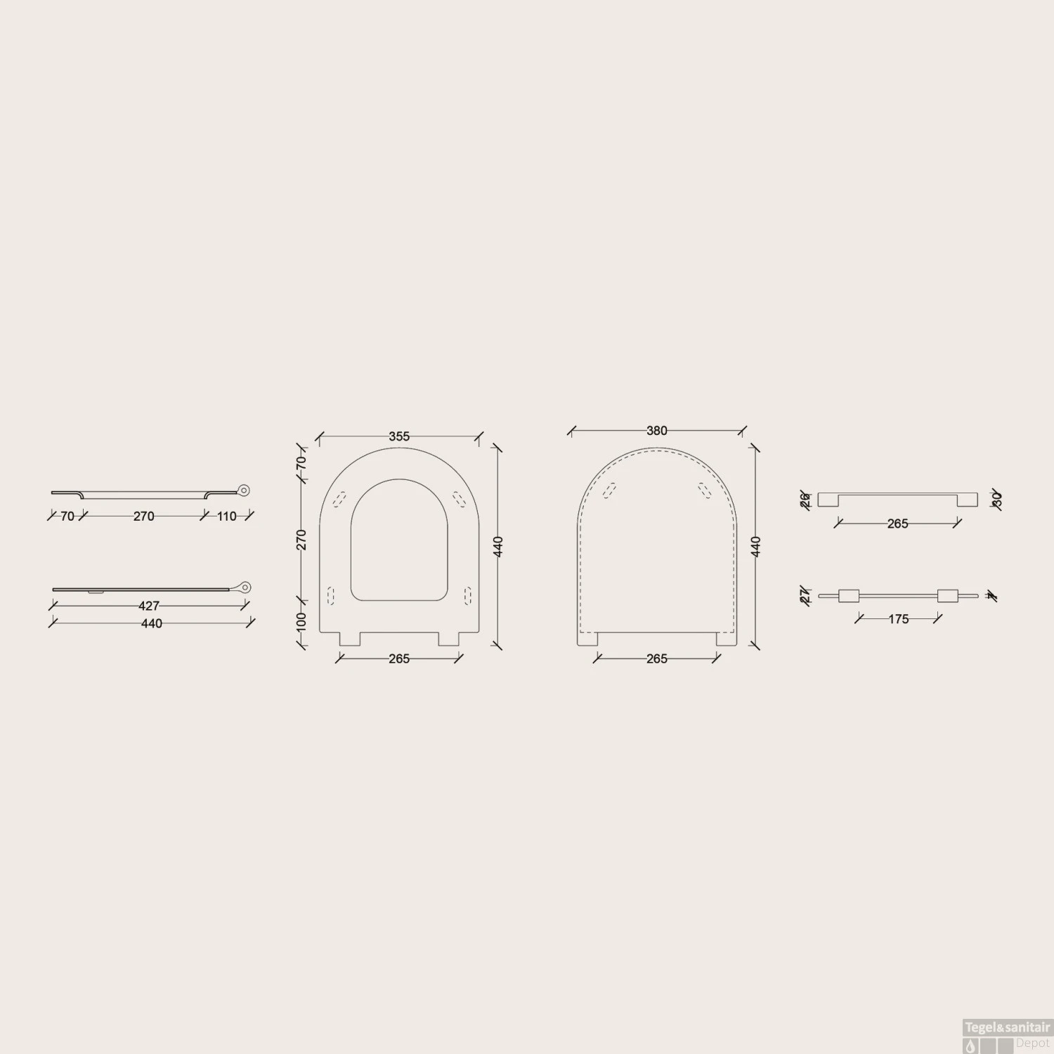 Geberit UP320 Toiletset Wandcloset Salenzi Civita Mat Wit Met Sigma 01 Drukplaat - Afbeelding 10