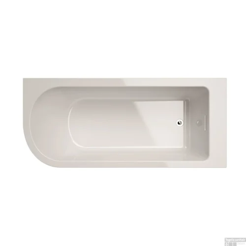 Hoekbad Allibert Serena 170x75x56 Cm Wit Rechts