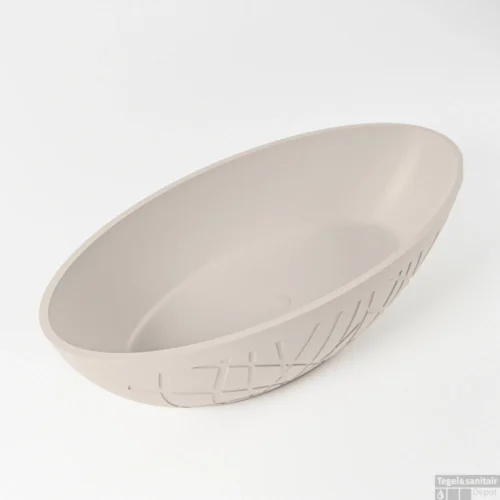 HOLM Vrijstaand Bad 180x85cm Kleur Linen / Linen