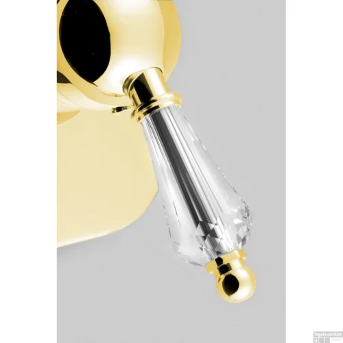 Douchekraan Inbouw Sapho Kirké Crystal Mengkraan Retro Afbouwdeel 2-weg Goud (incl. Inbouwdeel) -Badkamer Winkel ki42kz douchekraan inbouw sapho kirk crystal mengkraan retro afbouwdeel 2 weg goud incl. inbouwdeel 2