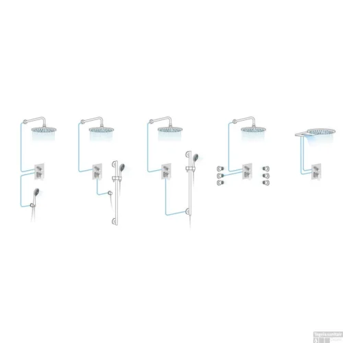 Douchekraan Inbouw Sapho Kirké Crystal Mengkraan Retro Afbouwdeel 2-weg Goud (incl. Inbouwdeel) -Badkamer Winkel ki42kz douchekraan inbouw sapho kirk crystal mengkraan retro afbouwdeel 2 weg goud incl. inbouwdeel 3