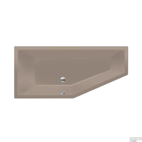 Ligbad Beterbad Xenz Society Compact Links 180x80x44 Cm Klei
