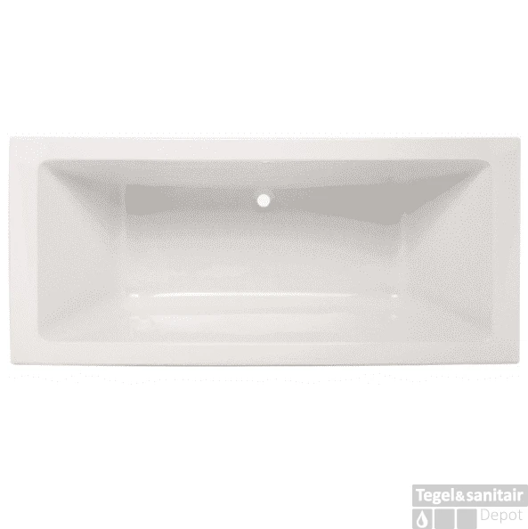 BWS Duo Inbouw Ligbad Santino 190x90x49 Cm Acryl Wit 2 BWS Duo Inbouw Ligbad Santino 190x90x49 Cm Acryl Wit - Afbeelding 2