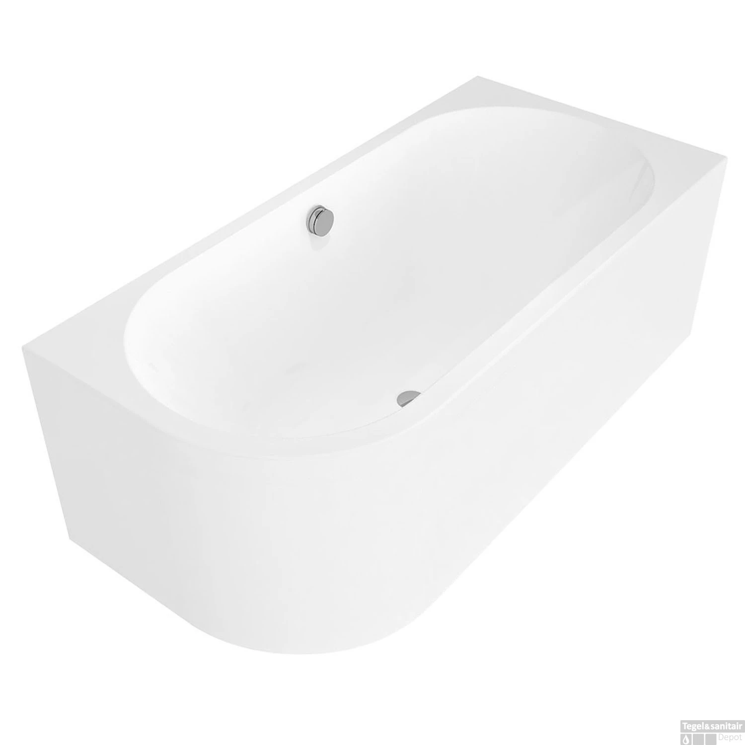 Ligbad Polysan Viva 170x75x60 Cm Asymmetrisch Rechts Wit 6 Ligbad Polysan Viva 170x75x60 Cm Asymmetrisch Rechts Wit - Afbeelding 6