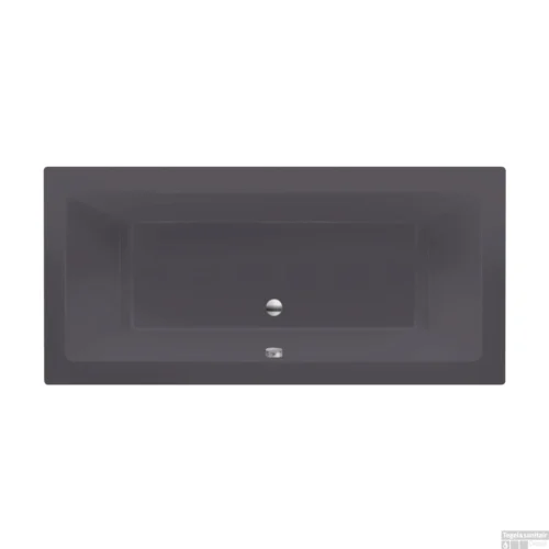 Ligbad Beterbad Xenz Society 190x90x50 Cm Inbouw Acryl Antraciet