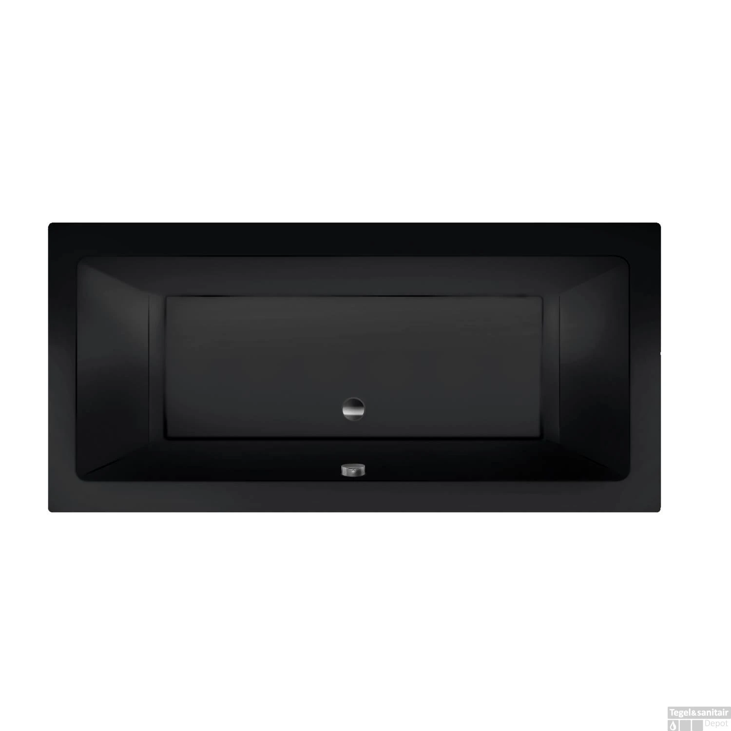 Ligbad Xenz Society Ebony 175x80x50 Cm Mat Zwart 1 Ligbad Xenz Society Ebony 175x80x50 Cm Mat Zwart