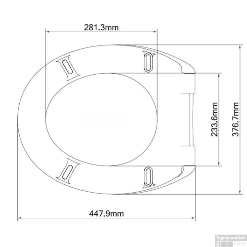 Toiletzitting Universeel RVS Met Softclose & Quickrelease -Badkamer Winkel meerprijs universele toiletzitting met softclose quickrelease technisch