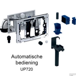Geurzuiveringsmodule Geberit Duofresh Met Toiletstickhouder Oriëntatielicht Automatisch UP720 Sigma 8 Achterplaat Antracietgrijs Of Glanschroom