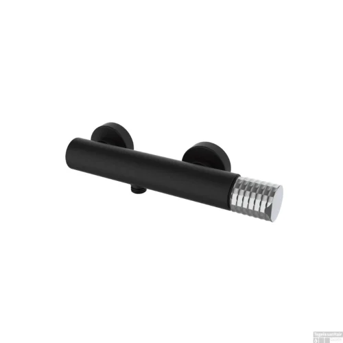 Opbouw Douchekraan GRB Aura Mengkraan Messing Zwart En Chroom