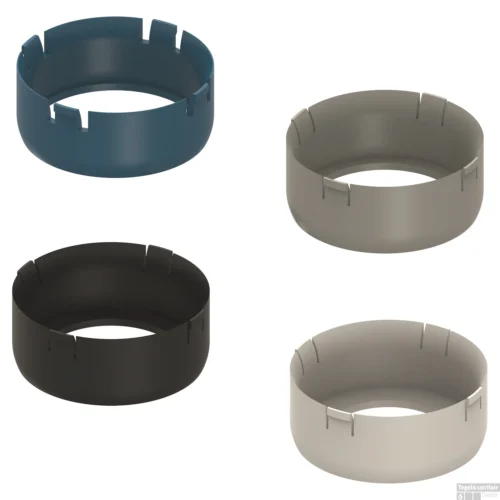 Reduceerringenset TECE Voor Spoelkasten Met Een Inbouwdiepte Tot 8.5cm 4 Stuks