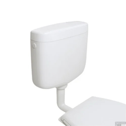 Reservoir Laaghangend Plieger Rhein Single Flush 6L Wit