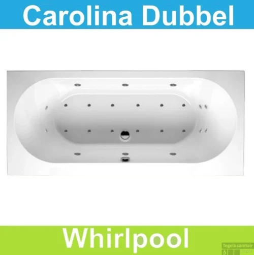 Ligbad Riho Carolina 170 X 80 Cm Whirlpool Dubbel Systeem
