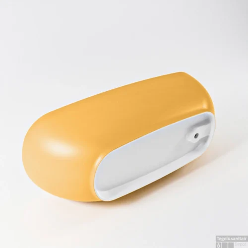 ROCK Vrijstaand Bad 170x70cm Kleur Ocher / Talc -Badkamer Winkel rock google 2 00014