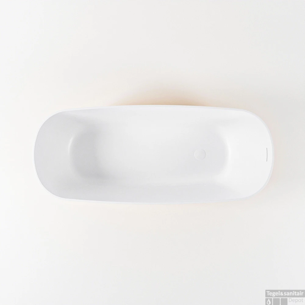 ROCK Vrijstaand Bad 170x70cm Kleur Ocher / Talc 10 ROCK Vrijstaand Bad 170x70cm Kleur Ocher / Talc - Afbeelding 10