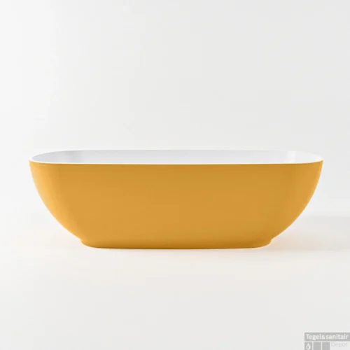 ROCK Vrijstaand Bad 170x70cm Kleur Ocher / Talc -Badkamer Winkel rock google 5 00014