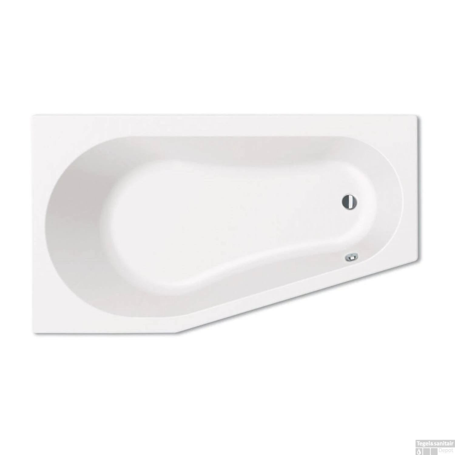 Sealskin Ligbad Optimo Compactbad 160x90x60 Cm Links Wit 1 Sealskin Ligbad Optimo Compactbad 160x90x60 Cm Links Wit