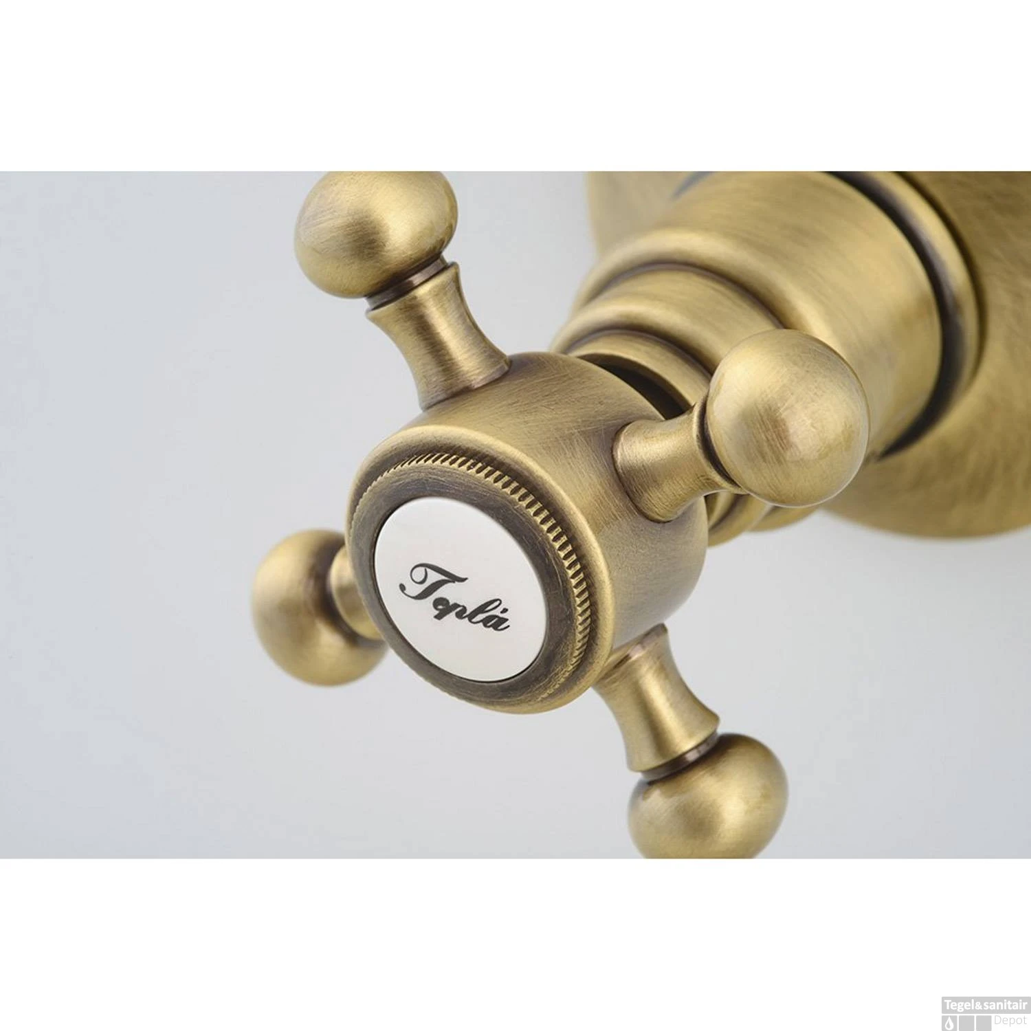 Douchekraan Inbouw Sapho Antea Mengkraan Afbouwdeel 2-weg Brons 6 Douchekraan Inbouw Sapho Antea Mengkraan Afbouwdeel 2-weg Brons - Afbeelding 6