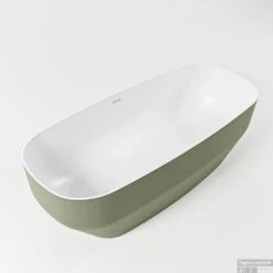 Nieuwe Producten 23 STONE Vrijstaand Bad 170x75cm Kleur Army / Talc