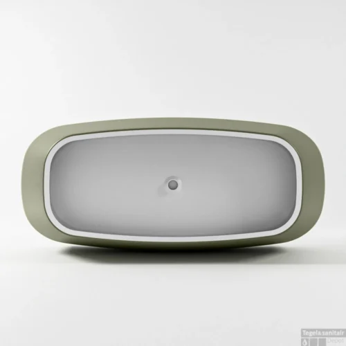 STONE Vrijstaand Bad 170x75cm Kleur Army / Talc -Badkamer Winkel stone google 3 00010