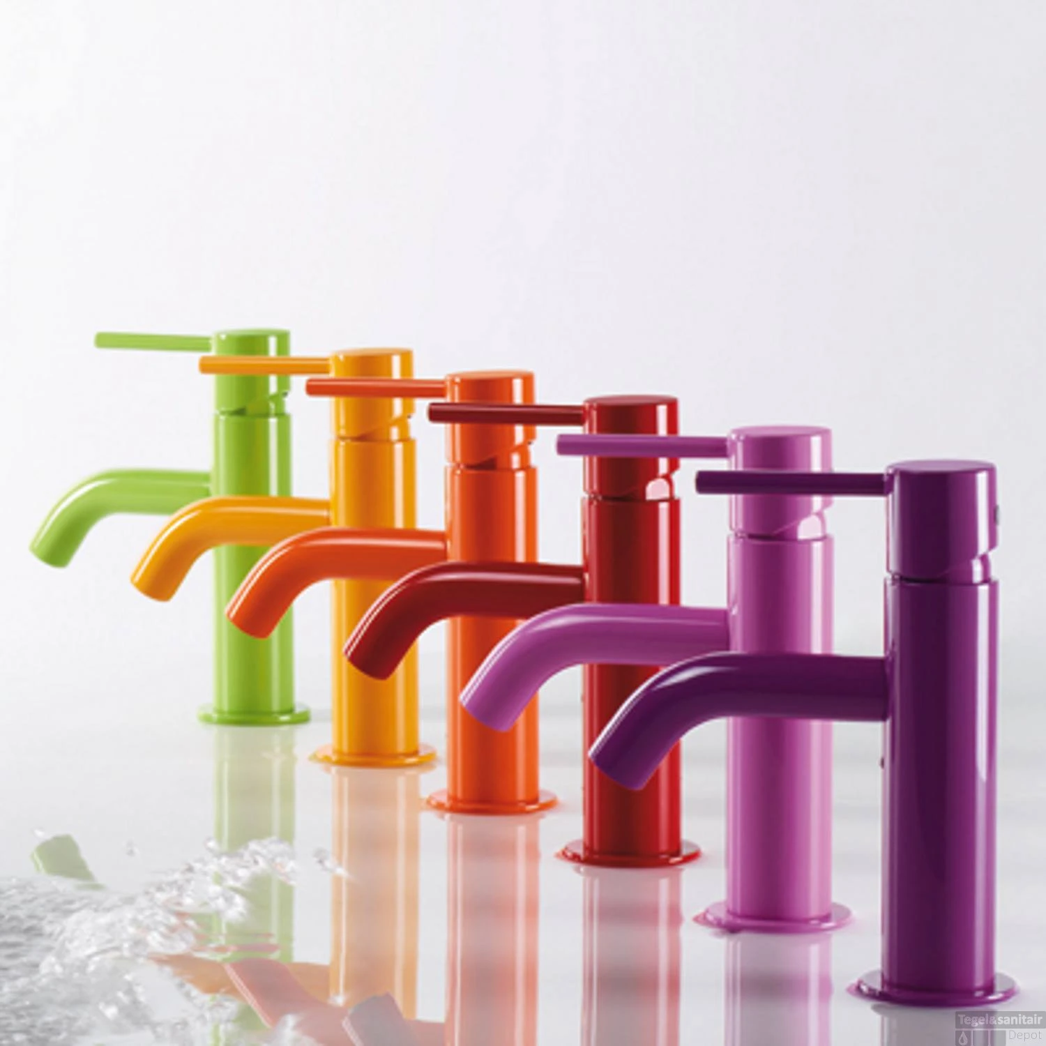 Douchemengkraan Tres Study Colors Met Handdouche 29x8 Cm Rond Geel 2 Douchemengkraan Tres Study Colors Met Handdouche 29x8 Cm Rond Geel - Afbeelding 2