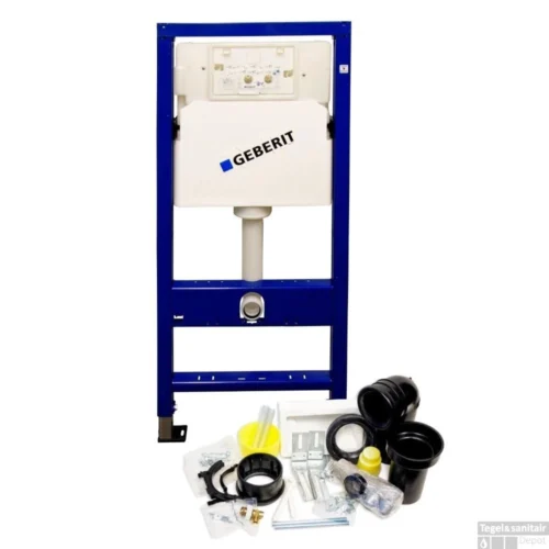 ACTIE | Geberit UP100 Toiletset Compleet Start | Inbouwreservoir | Wandcloset Met Drukplaat -Badkamer Winkel toiletsets geberit up100 77