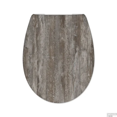 Toiletzitting Cedo Icebrown Softclose Houtlook Bruin