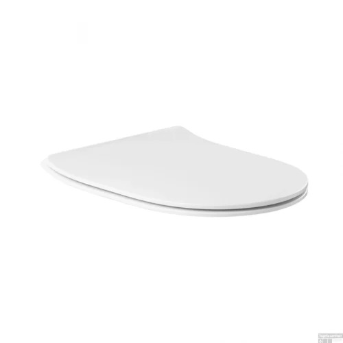 Toiletzitting Sanindusa Sanibold Slim Softclose Clip Off Met Bevestigingsmateriaal Mat Wit