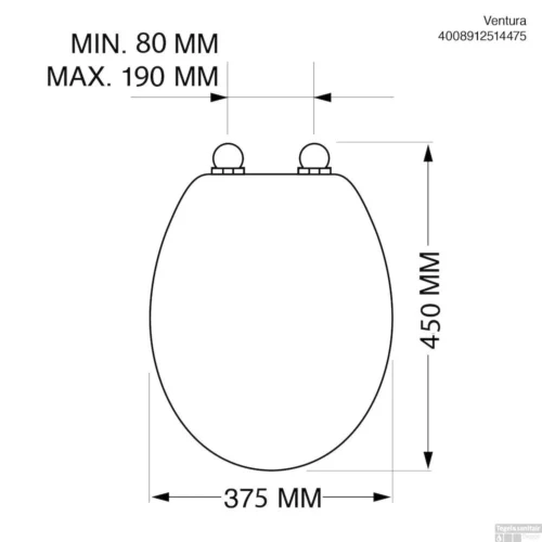 Toiletzitting Tiger Ventura Softclose Duroplast Zwart -Badkamer Winkel toiletzitting tiger ventura softclose duroplast zwart 4008912514475 tech