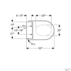 Toiletzitting Met Onderdouche Geberit AquaClean Tuma Comfort Alpien Wit 7 Toiletzitting Met Onderdouche Geberit AquaClean Tuma Comfort Alpien Wit -Badkamer Winkel toiletzitting tuma comfort geberit alpien wit tech1