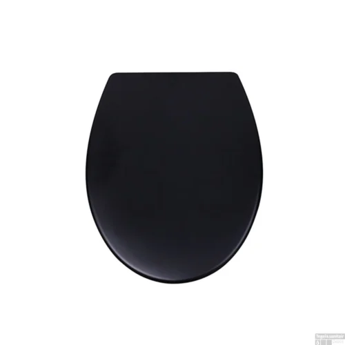 Toiletzitting Wiesbaden Malta One Touch Softclose Mat Zwart