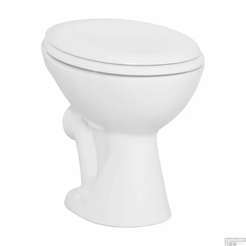 Toiletpot Staand Boss & Wessing Holt Met Bidet Muur Aansluiting Wit