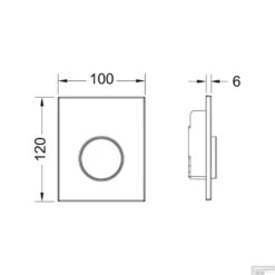 Urinoir Inbouw Set TECE Loop Tbv Urinoir Met Achteringang -Badkamer Winkel urinoir inbouw set tece loop solid tbv urinoir met achteringang tech