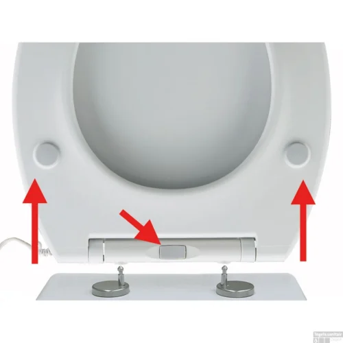 Verwarmde Toiletzitting Maro D'Italia ADOB Warmlet Softclose Wit -Badkamer Winkel verwarmde toiletzitting maro d italia adob warmlet softclose wit 10