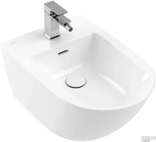 Wandbidet Villeroy & Boch Subway 3.0 56x37.5x27cm Wit Alpin