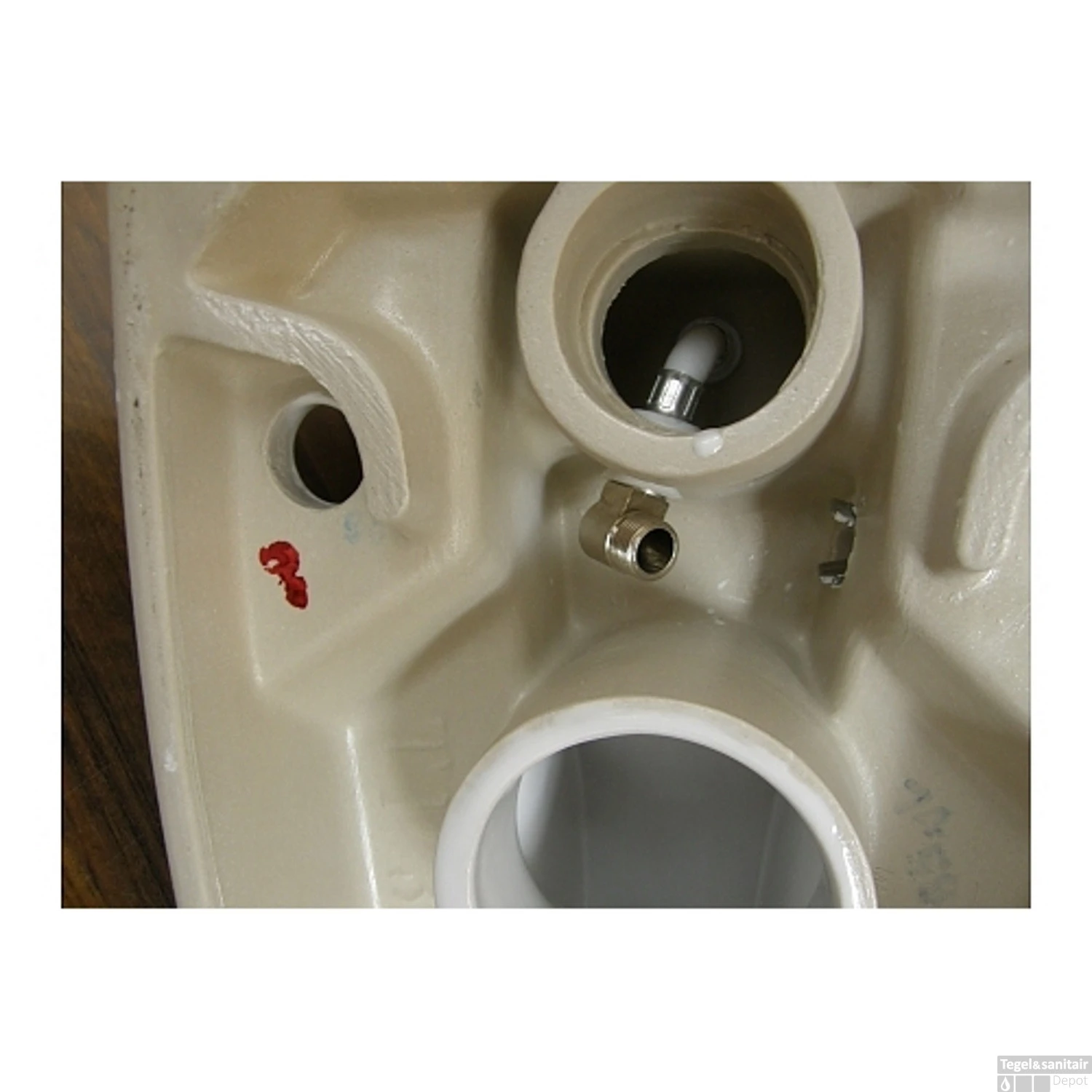 Wandcloset Boss & Wessing Freedom Randloos Met Bidetkraan Koudwater Wit (Excl. Zitting) - Afbeelding 8