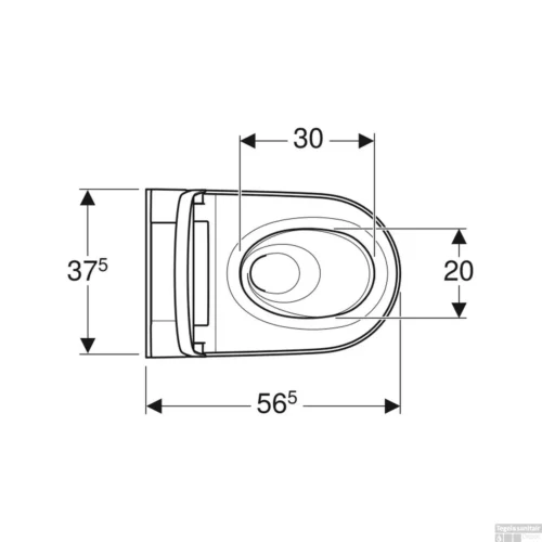 Wandcloset Geberit Aquaclean Sela Smart Douche WC Met Softclose Zitting Mat Wit -Badkamer Winkel wandcloset geberit aquaclean sela smart douche wc met softclose zitting mat wit tech