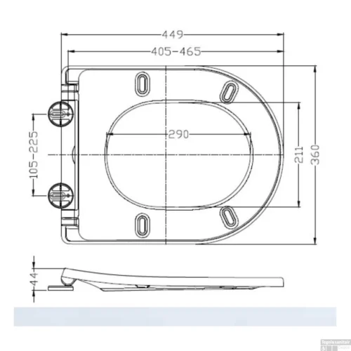 Wandcloset Wiesbaden Stereo Rimless 53 Cm Mat Zwart (Incl. Zitting) -Badkamer Winkel wandcloset wiesbaden stereo rimless 53 cm mat zwart incl. zitting tech2