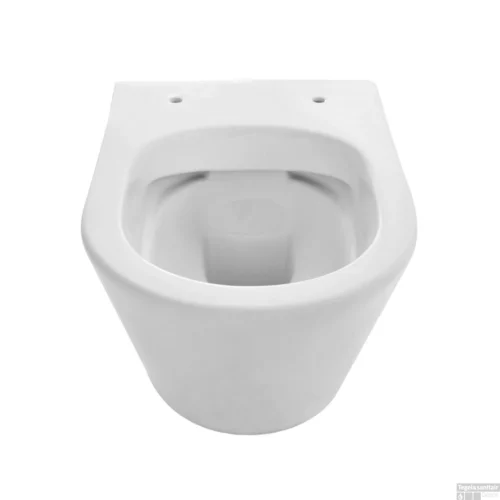 Wandcloset Wiesbaden Vesta Rimless 52 Cm Mat Wit (Excl. Zitting) -Badkamer Winkel wandcloset wiesbaden vesta rimless 52 cm mat wit excl. zitting 32.3418 2