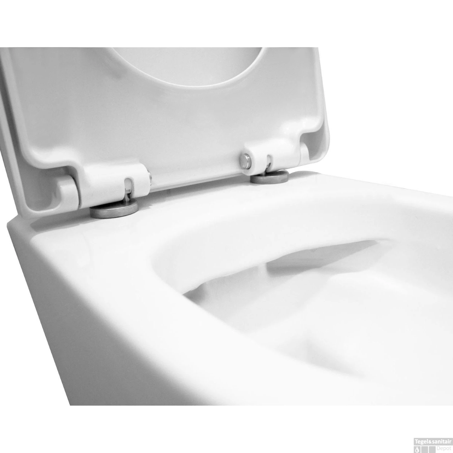 Wandcloset Wiesbaden Vesta Rimless 52 Cm Mat Wit (Excl. Zitting) - Afbeelding 4