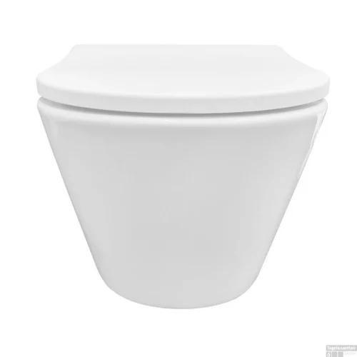 Wandcloset Wiesbaden Vesta Rimless + Zitting Shade Wit -Badkamer Winkel wandcloset wiesbaden vesta rimless zitting shade wit sfeer