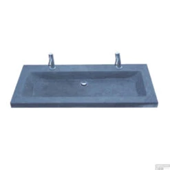 Wasblad Sanilux Compact Stone Hardsteen 100x38x5cm 2 Kraangaten