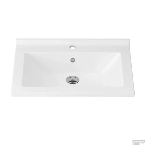 Wastafel Boss & Wessing Hayat 60 Cm Tbv 33768-127909 Glans Wit